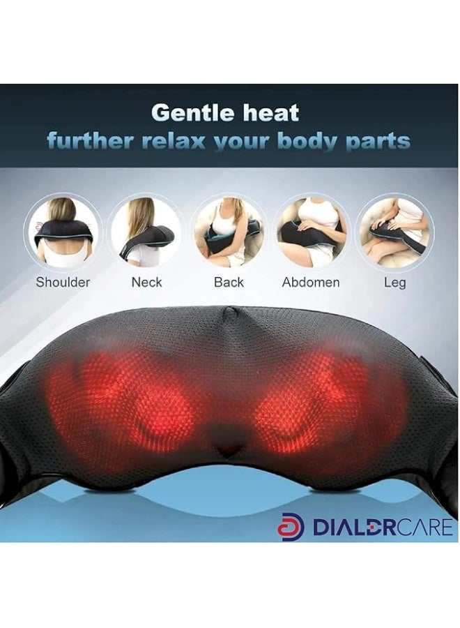 Shiatsu Neck Shoulder Back Massager, Electric Deep Tissue 3D Kneading Massage for Pain and Stress Relief, Full Body Muscle Relaxation, Home, Office, and Car Use - Image 2