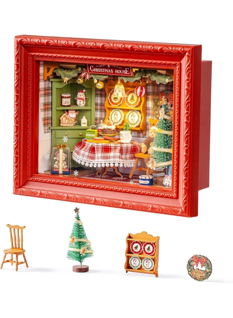 ROBOTIME Rolife Christmas Eve Party DIY Picture Frame DP005 - Image 1
