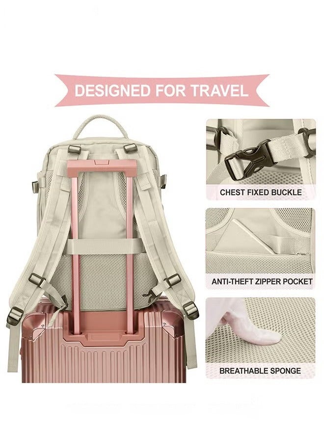 Canway Travel Backpack for Men Women Carry On Backpack with USB Charging Port Shoe Compartment 15.6 Inch Laptop Backpack Flight Approved College School Bag Casual Daypack for Weekender Business Hiking - Image 3