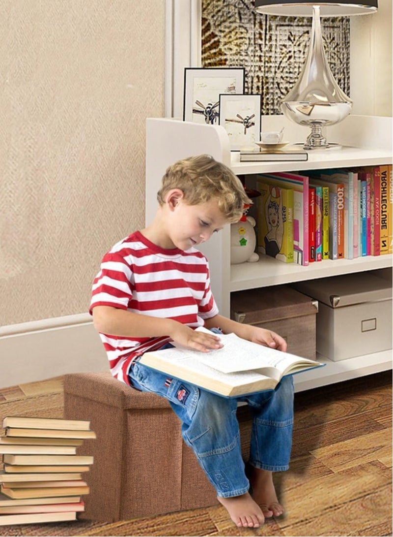 Generic Storage Stool,Foldable,Footstool,25 x 25 x 25cm,Coffee - Image 2