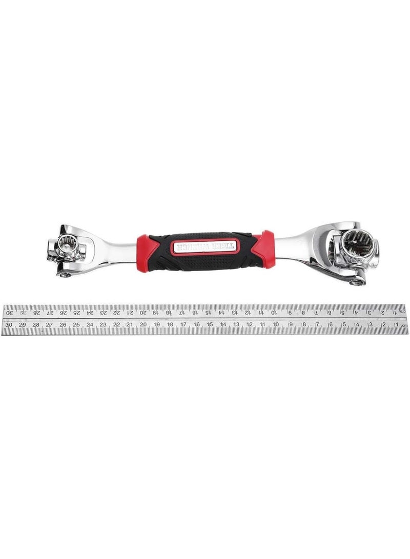 GGOOT Wheel Wrench， Spanners 48 in 1 Multifunctional Wrench for Spline Bolts Torx 360° Socket Auto Repair Hardware Tool Kits  - Image 5