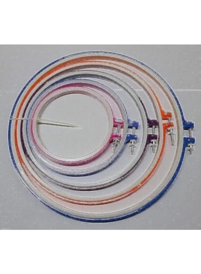 Embroidery Hoops Different Sizes)- Set of 5 - Image 1