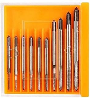 AUOON Micro Taps for Clocks and Watches Tapping, Mini NC High Speed Steel Metric Straight Flute Coarse Thread Design, - Image 1