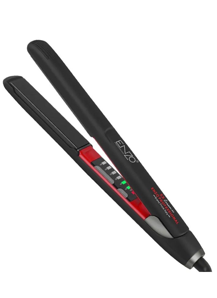 ENZO Professional - PrecisionWare Enzo EN-5183 Advanced Titanium Technology for Sleek, Smooth, Styled Hair, Adjustable Temperature, 360° Swivel Cord International Version - Image 1