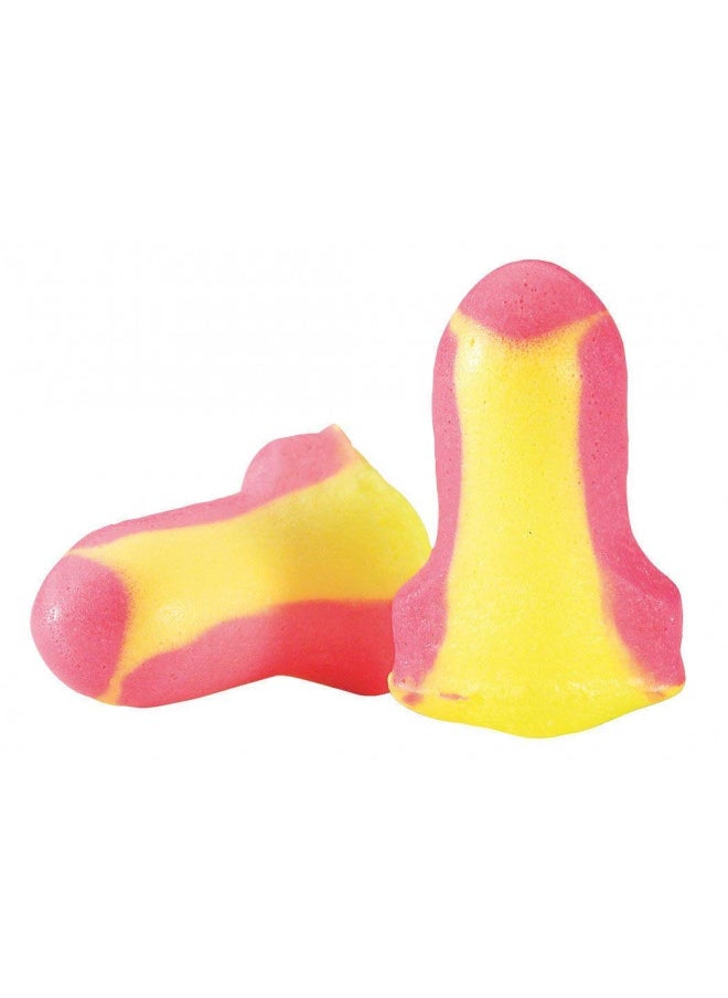 Howard Leight HOWARD LEIGHT Honeywell Home by Laser Lite High Visibility Disposable Foam Earplug Refill for Leight Source 500 Dispenser, 500 Pairs (LL-1-D), Magenta/Yellow  - Image 1