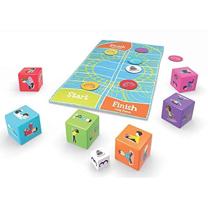 thinkfun Think Fun Yoga Dice Game for Boys and Girls Ages 6 and Up - Learn Yoga With a Game - Image 3
