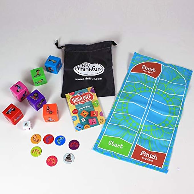 thinkfun Think Fun Yoga Dice Game for Boys and Girls Ages 6 and Up - Learn Yoga With a Game - Image 4