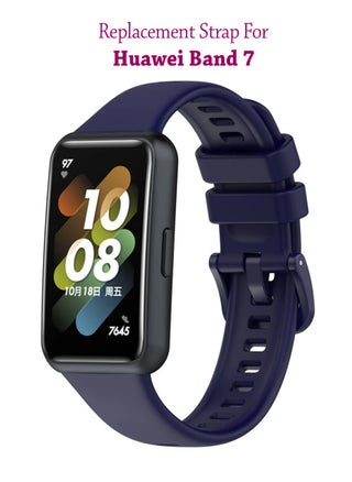 Soft Silicone Strap Replacement Bands For Huawei Band 7 - Dark Blue - pzsku/ZA80D6BD30DC236B59646Z/45/_/1701872402/c6cd4634-574c-47bb-9170-6307f5fd7347
