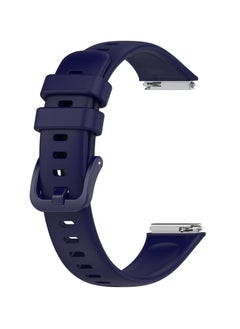 Waldic Soft Silicone Strap Replacement Bands For Huawei Band 7 - Dark Blue  - Image 3