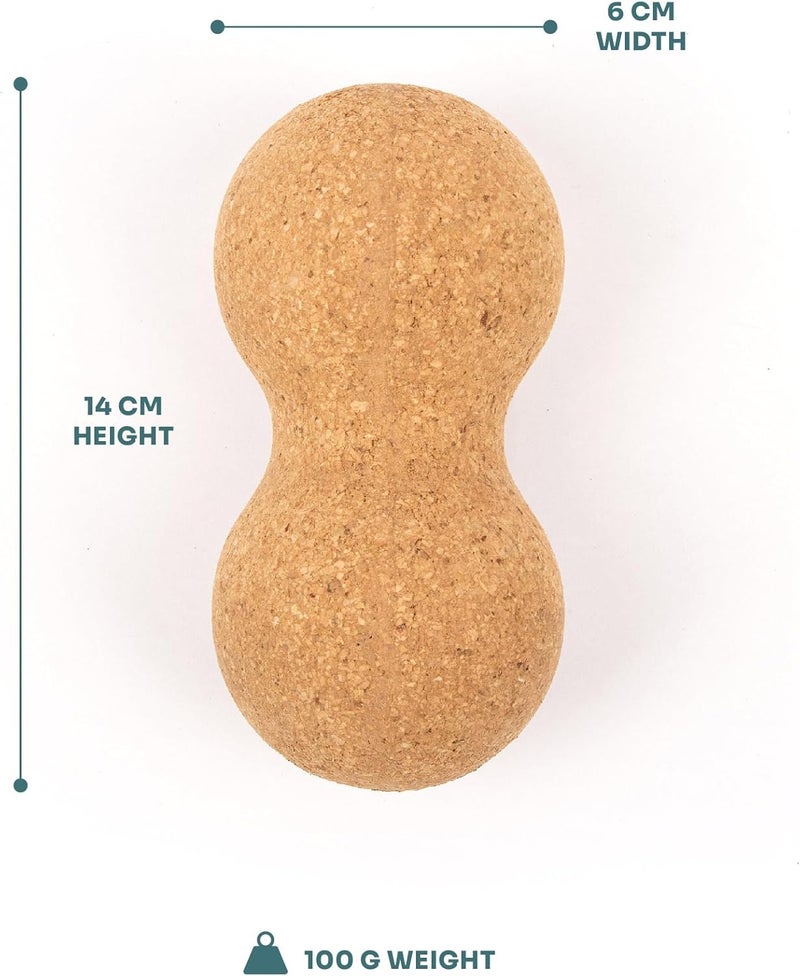 Myga  Cork Peanut Lacrosse Ball Muscle Roller Self Massager for Myofascial Release Trigger Point Therapy and Deep Tissue Massage  551 x 236 - Image 3
