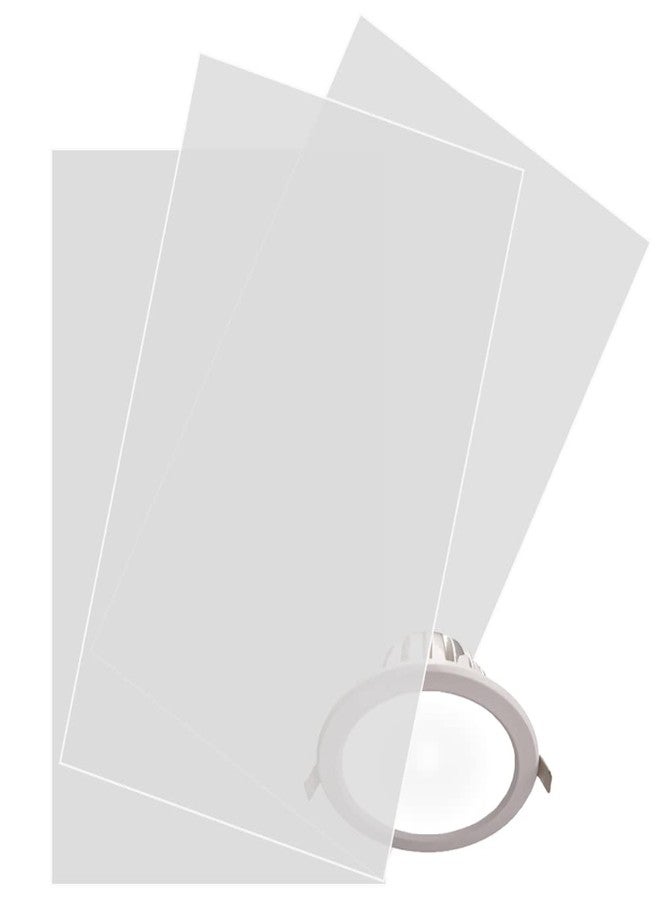 Luenir Lighting Diffusion Label 3 Pieces Sheet 7.8X11.8 Inch Smooth Light Darkening Film Sticker Diffuser, Thick - Image 1