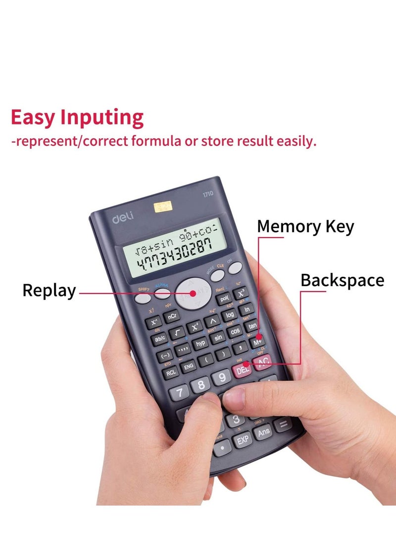 Deli 10-Digit Scientific Calculator With 240 Functions - Image 3