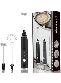 Generic 3-Piece Electric Milk Frother And Whisk Set 