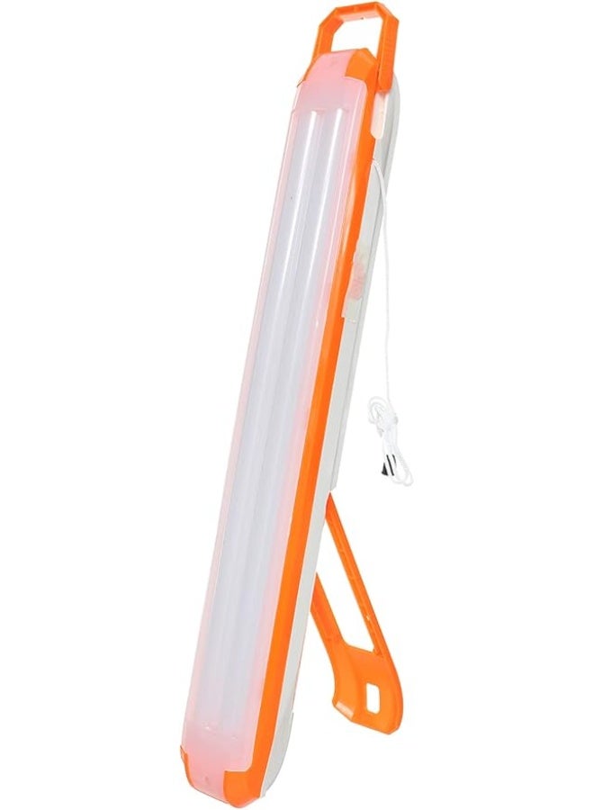 Super bright LED emergency flashlight with 2 bulbs, long-lasting rechargeable emergency lamp, powerful backup lighting for homes, offices, and camping, portable design with auto-start feature when power goes out - Image 1