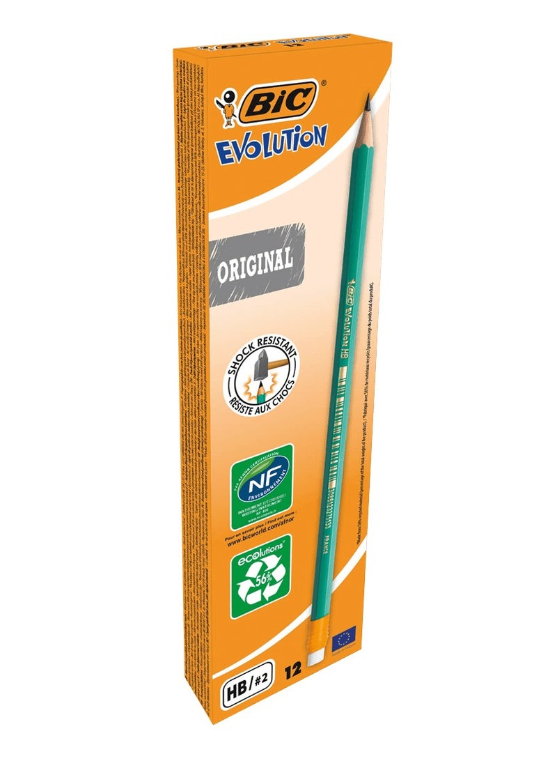 Bic 12-Piece Evolution Graphite Pencils - Image 1
