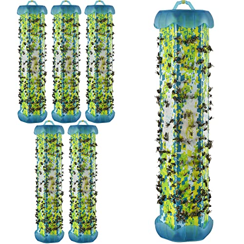 RESCUE! Fly TrapStik – Indoor Hanging Fly Trap - 6 Pack - Image 1