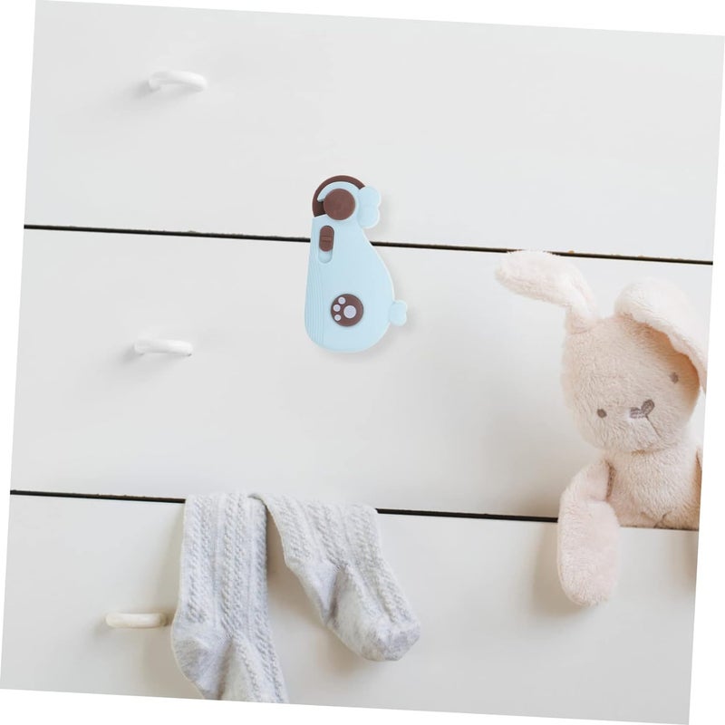 Potency 4 PCS Cabinet Baby Locks, Child Proof Locks for Drawers, Cabinets, Ovens Etc, Multi-Functional Secure Baby Locks, Quick and Easy Installation with 3M Adhesive(Random Colour) - Image 4