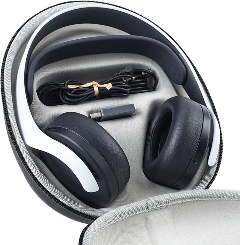 Pilipane Headset Carrying Case Soft Liner Prevent Scratches Wireless Earphone Storage Bag for Pulse 3D Wireless Headset Portable EVA Material - Image 4