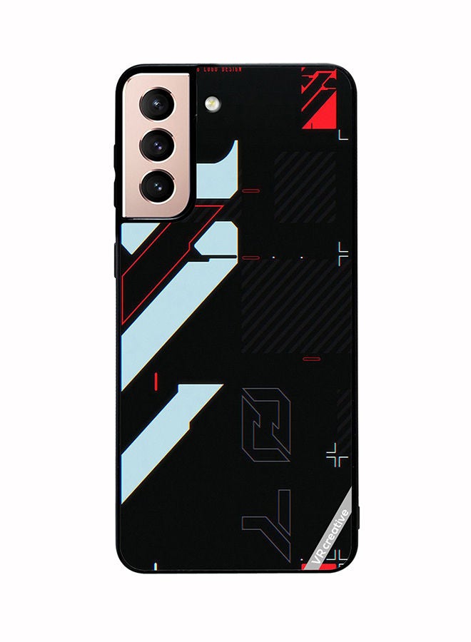 VR CREATIVE Protective Case Cover For Samsung Galaxy S21 Plus 5G Hoang Logo Design Design Multicolour - Image 1