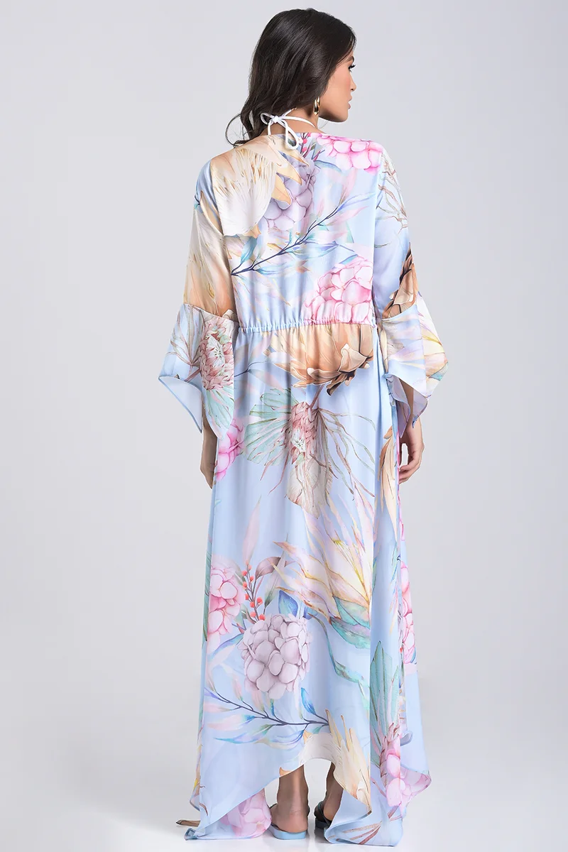 كارمن ستيفنز رداء شاطئ مطبوع