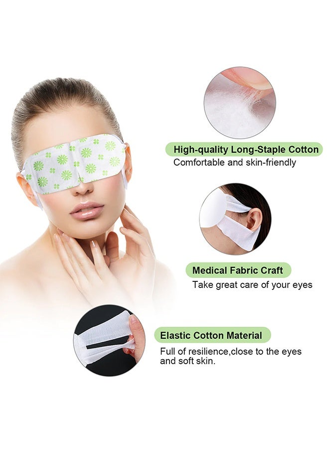 EELHOE Herbal Steam Fatigue Relief Eye Mask - for Dark Circles and Puffiness Disposable Soothing Headache Relief Dry Eyes, Stress Relief Relief Eye Fatigue Steam Eye Mask 5pcs - Image 5
