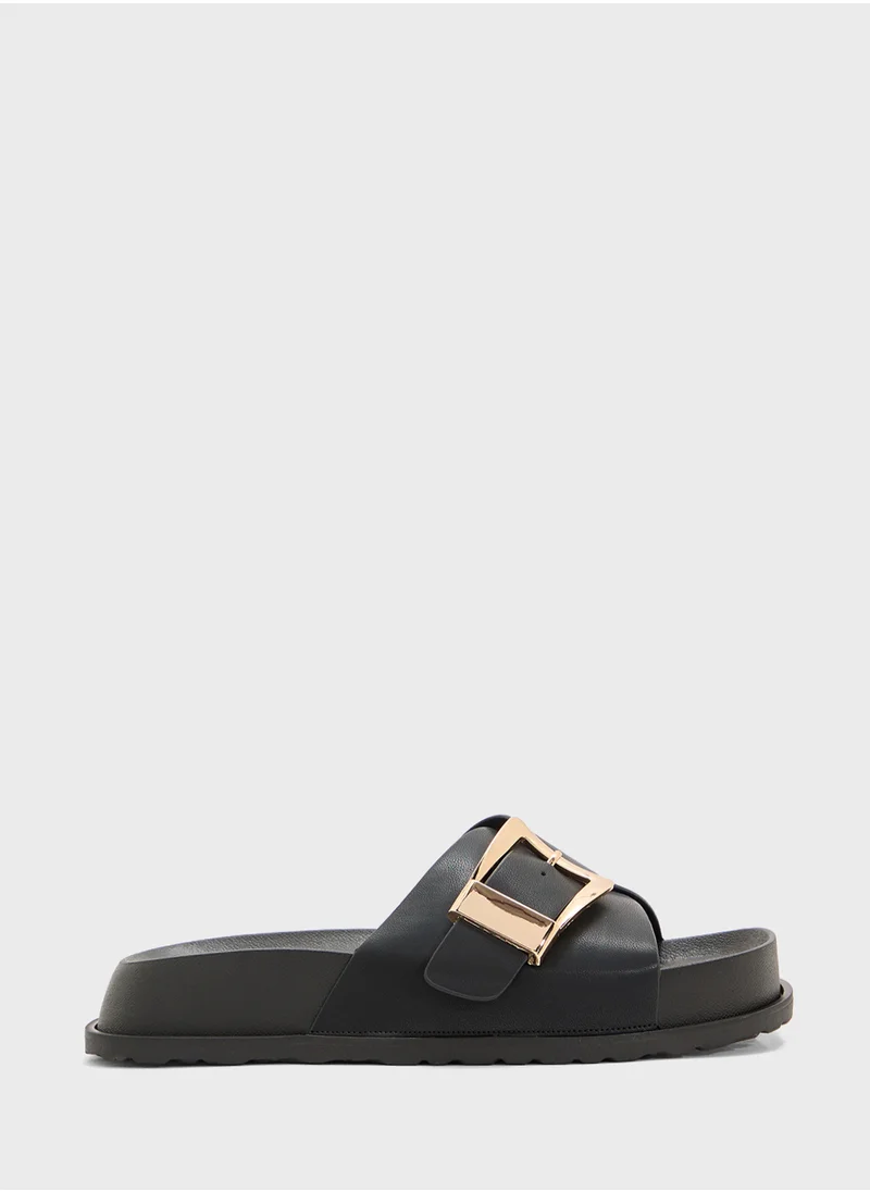 Pink Step Ladies Casual Flat Sandal