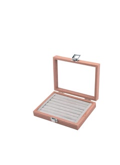Generic High Quality Wood Organizer Box for Rings and Accessories (16cm x 21cm)-Brown  - Image 2