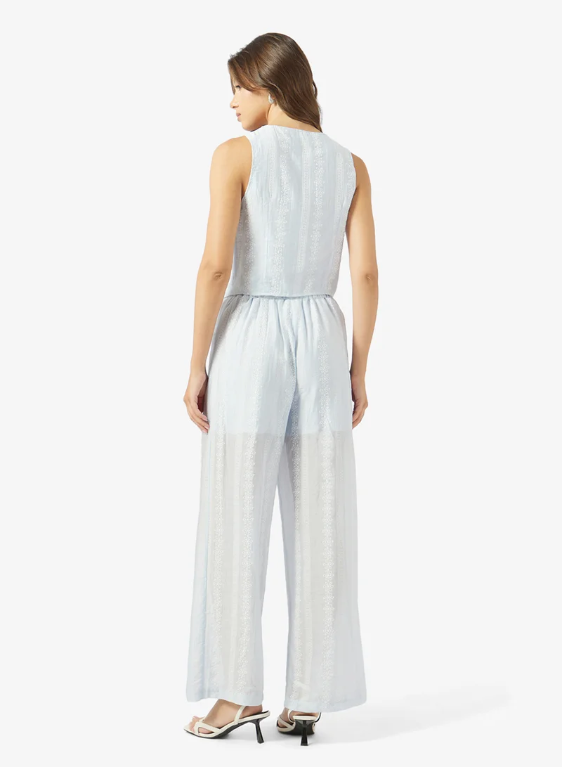 ايلا Tie Up Top & Pant Set