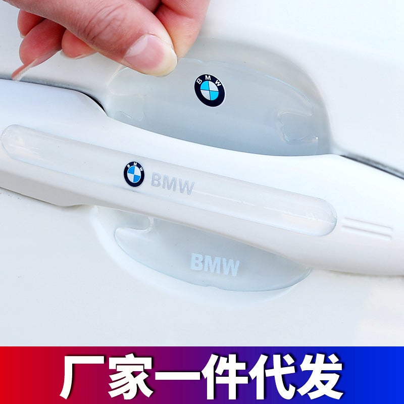 Car Anti-Collision Strips, Door Bowl Stickers, Door Side Handle Protection Stickers, Invisible Transparent Glue Handles, Decorative Supplies Modification - Image 2