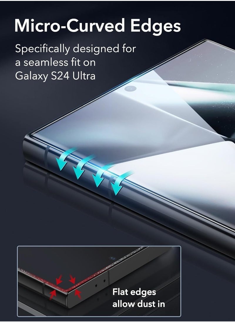 ESR - واقي شاشة من الزجاج المقوى ESR، متوافق مع هاتف Galaxy S24 Ultra - Image 1