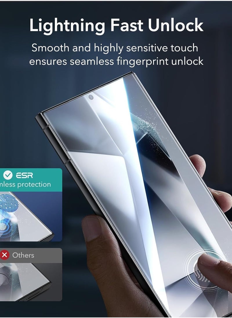 ESR - واقي شاشة من الزجاج المقوى ESR، متوافق مع هاتف Galaxy S24 Ultra - Image 1
