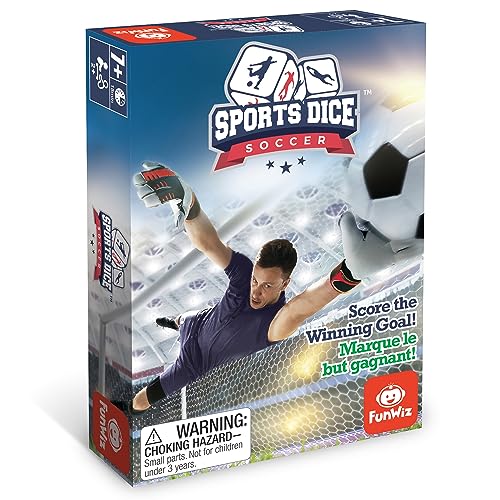 FoxMind Games Sports Dice Soccer Dice Board Game Kick It Out of The Stadium Easy to Learn Fun to Play 2 or 4 Players Ages 7 - Image 1