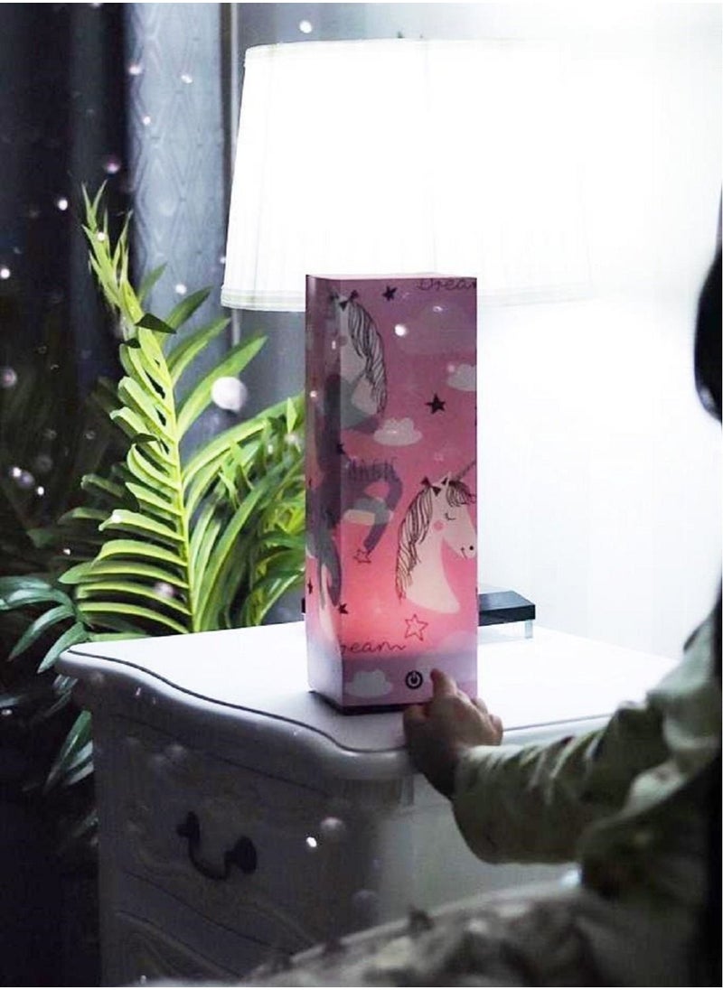 Salla - Unicorn Shadow Illusion Night Lamp for Kids 30x10cm - Image 1