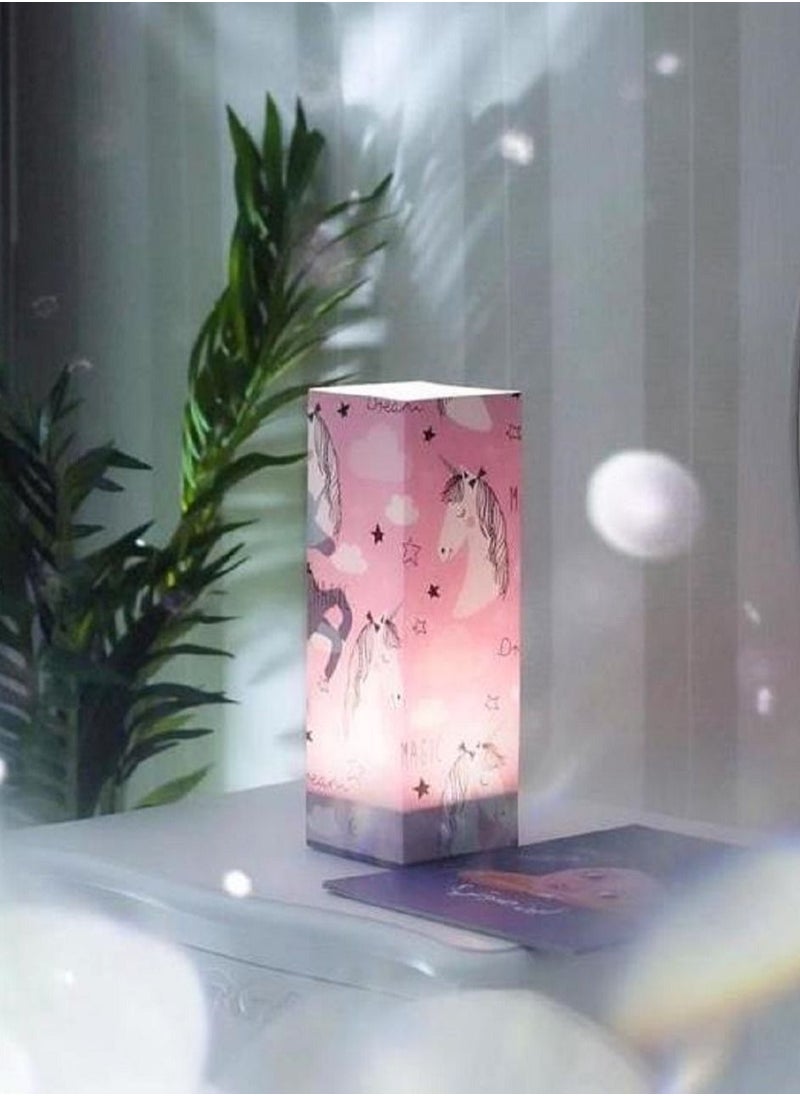 Salla - Unicorn Shadow Illusion Night Lamp for Kids 30x10cm - Image 1