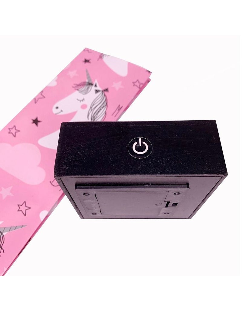 Salla - Unicorn Shadow Illusion Night Lamp for Kids 30x10cm - Image 1