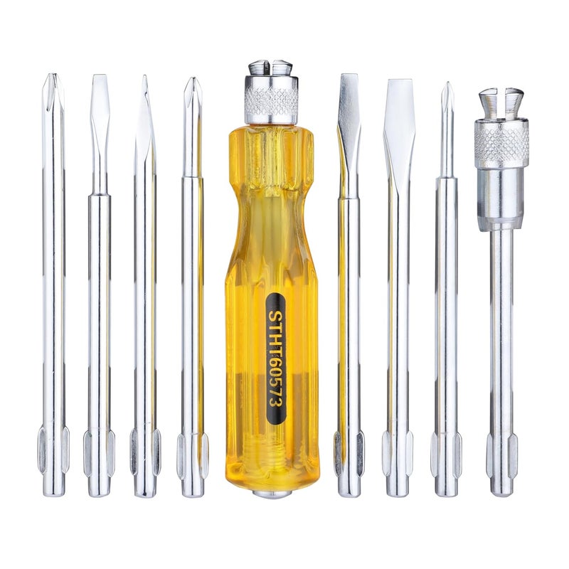 STANLEY STHT60573-8B 8 Pcs Screwdriver Set - Yellow & Black - Image 2