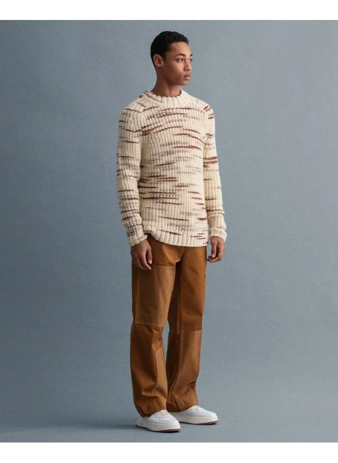 غانت Gant Multicolor Ribbed Mock Neck Sweater