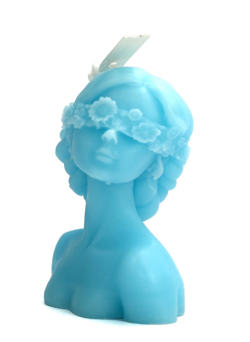 Woman Bust Scented Candle/ Shaped Candle Gifts for Women/Scented Candles for Home Decoration/ Aroma Diffuser Candles for Stress Relief/ Wellness Candles for Yoga Room 