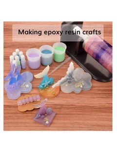 KASTWAVE Silicone Measuring Cups, 100ml Mixing Cups for Epoxy Resin Arcrylic Paint Pouring Non Stick Stir and Pour Tool with Precise Scale for measure, stir and at a budget saving cost  - Image 5