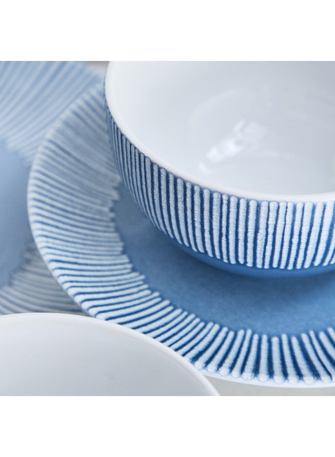 Home Box Eleganza 16-Piece Deboss Dinner Set - Serves 4 - Image 4