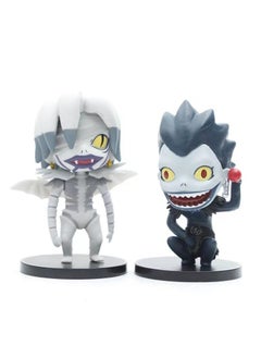 General Death Note 5 Pieces Anime Character Statue Model Sulfur L-Ryuk Character PVC Mini Tabletop Car Decoration Cute Doll Set  - Image 3