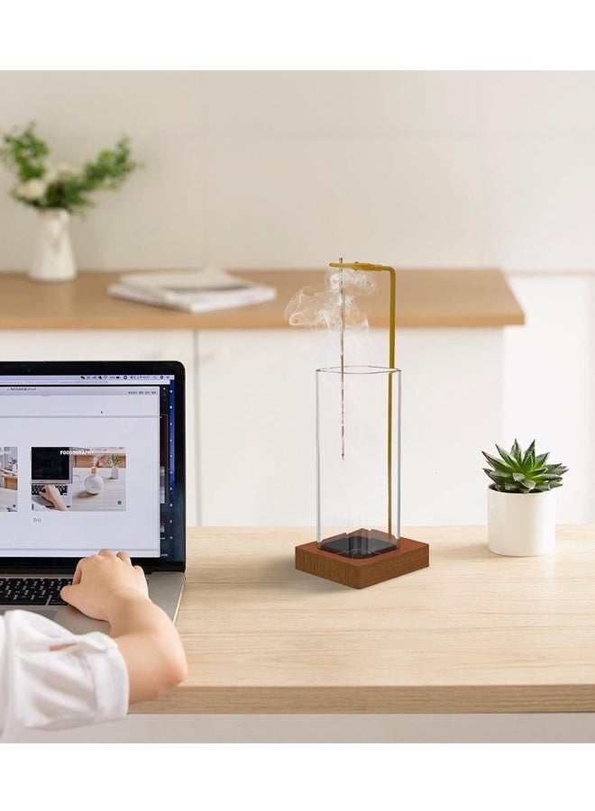 هومستر عقب أسفل حامل البخور- مكافحة الرماد الطائرة حامل البخور للعصي- قسط معلق البخور عصا- سهل التنظيف- مثالية للتأمل واليوغا والسبا ديكور المنزل- محرق البخور - Image 5