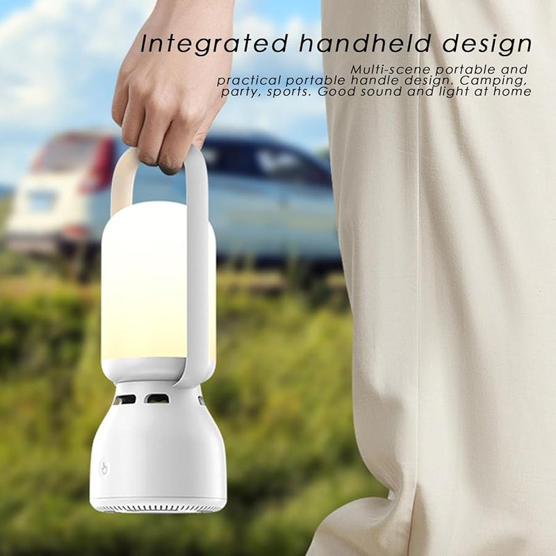 مصباح تخييم محمول مع سماعة بلوتوث 3 سطوع قابل للتعديل للاستخدام في الهواء الطلق والداخل - Image 3