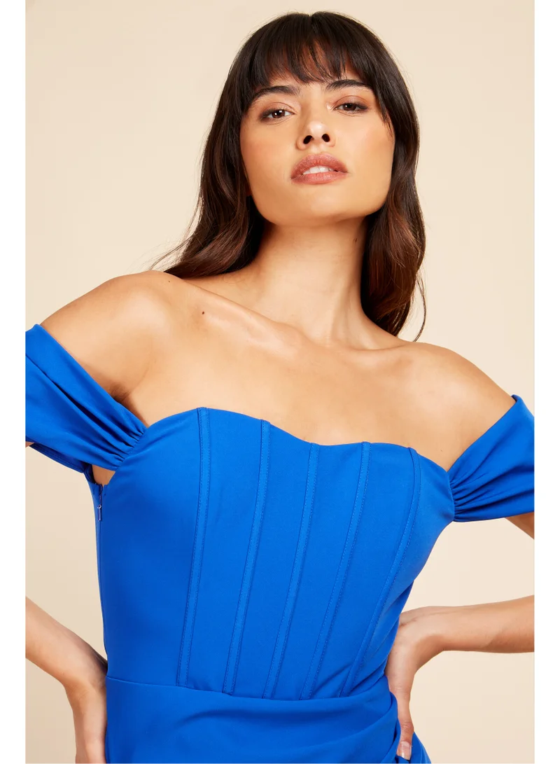 Little Mistress Little Mistress Cobalt Bardot Mini
