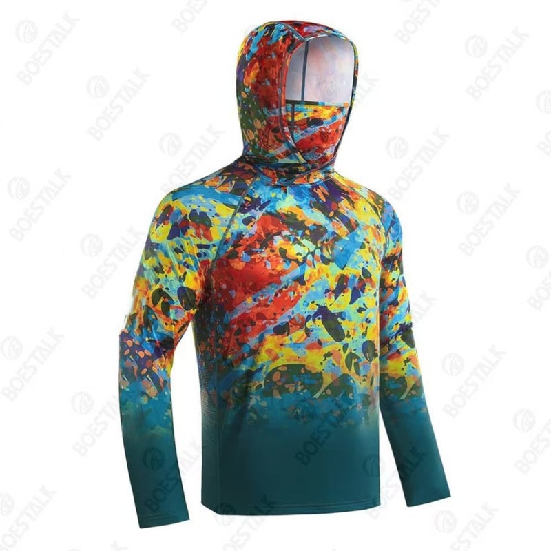 Men's Quick-Dry UV Hooded Fishing Sweatshirt