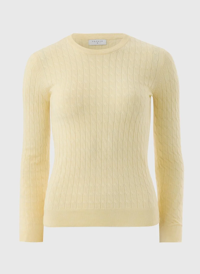 ماتلان سترة أطفال بخيوط لبن الزبدة