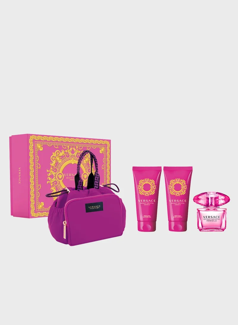 VERSACE Bright Crystal Absolu Edp Natural Spray 90Ml Gift Set
