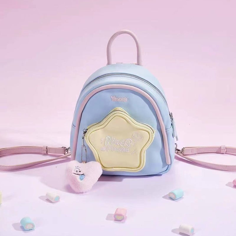 Cute Mini Backpack with Star Pattern for Women - Image 3