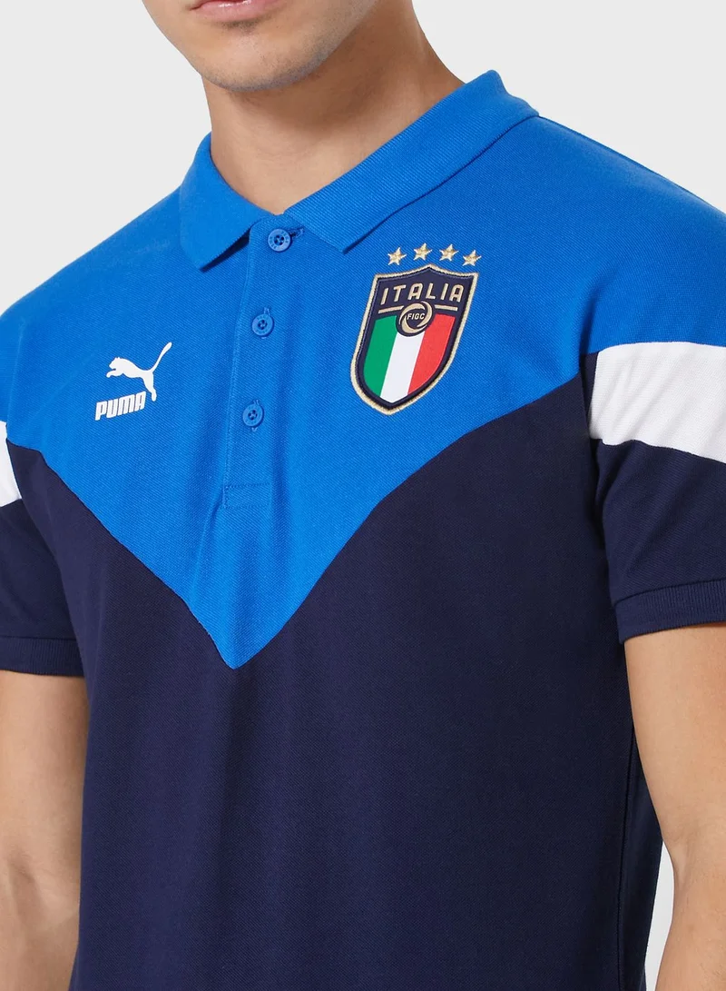 PUMA FIGC Italia Iconic MCS Polo