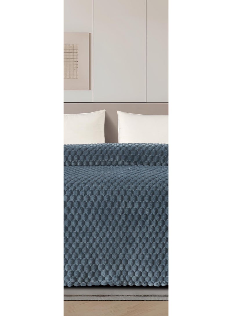 MingLi King size double bed blanket, lightweight, 1800g, for warmth and softness, size 220*240cm - Image 3
